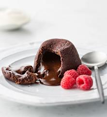 Chocolate volcanos