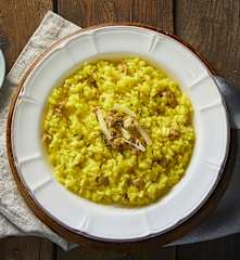 Risotto zafferano e luganega