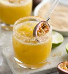 Mojito de maracuyá sin alcohol