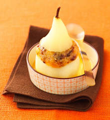 Poires farcies en papillote
