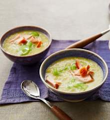 Apfel-Porree-Cremesuppe