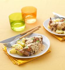 Lapin à la moutarde