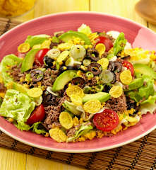 Ledový salát s hovězím masem