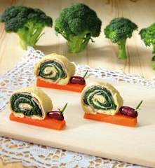 Stuffed veggie snails