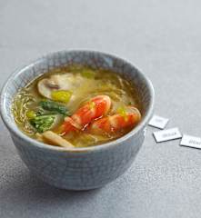 Soupe thaïe aux crevettes