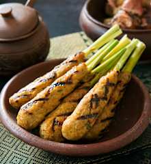 Sate Lilit (Minced Beef Satay)