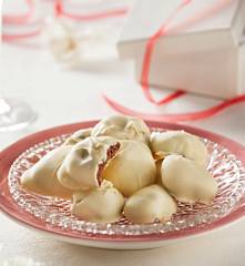 Rocas de chocolate blanco