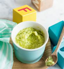 Mousseline d'asperges et de dinde - recette pour les petits