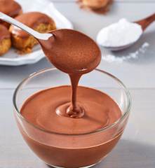 Glaseado de chocolate (mirror cake)