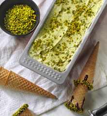 Helado de pistacho