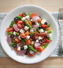 Insalatona con asparagi al Varoma