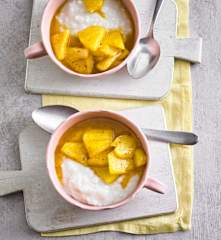 Kokos-Milchreis mit Ananas