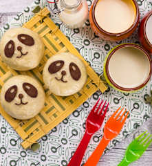 Panini panda dolci