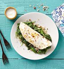 Pavés de vivaneau mi-vapeur mi-snacké