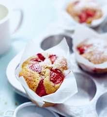 Jahodové muffiny