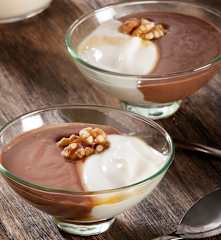 Bianco e nero con noci e miele