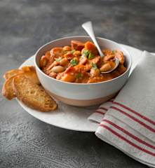 Sausage and butter bean winter stew