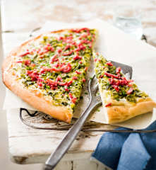 Flammenküche au poireau