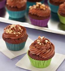 Cupcakes chocolat-cacahuète