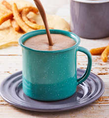 Champurrado del puesto de tamales