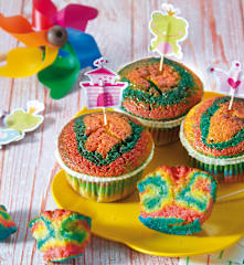 Muffin arcobaleno