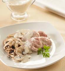 Pork Fillet with Mustard Sauce
