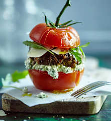 Tomaten-Burger