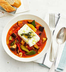 Ratatouille mit Schafskäse