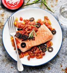 Saumon à l'espagnole