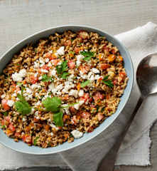 Greek Lentils and Rice