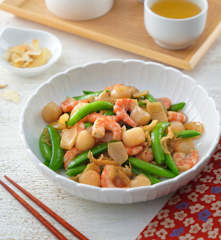 蝦仁天麻燴瑤柱