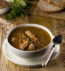 Lenticchie e salsiccia in Cottura Lenta