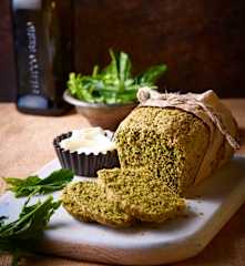 Pan integral de espinacas