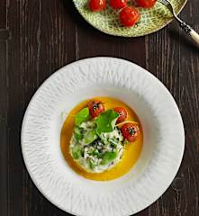 Risotto mit Spargel und Mangold