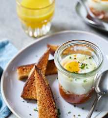 Spanisches Ei im Glas