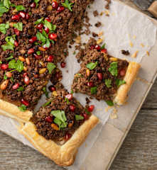 Tarta de hojaldre y cordero - Líbano