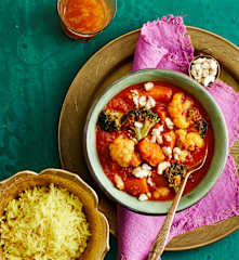 Gemüsecurry mit Kurkuma-Reis