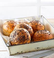 Bollo vegano para hamburguesa