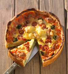 Appenzeller-Gemüse-Quiche