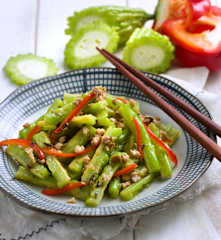 肉末苦瓜条