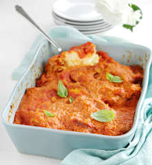Tomato Bread Pudding