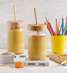 Koktajl o smaku ciasta marchewkowego