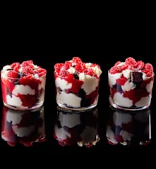 Bachour: Red Velvet triffle de frambuesa