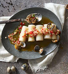 Puerros en vinagreta