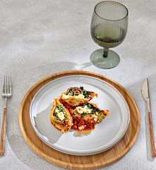 Κοχύλια γεμιστά με σπανάκι και φέτα