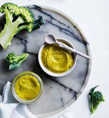 Fish broccoli purée (around 6 months)