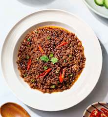 Thịt Xay Xào Mắm Ruốc