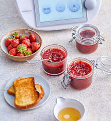 Confiture de fraises à la vanille