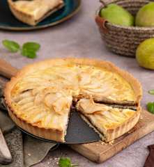 Tarta z krojonymi gruszkami i czekoladą (TM6, TM7)