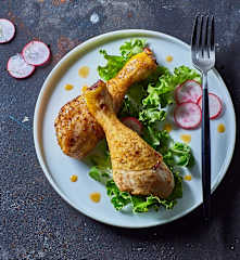 Cosce di pollo piccanti